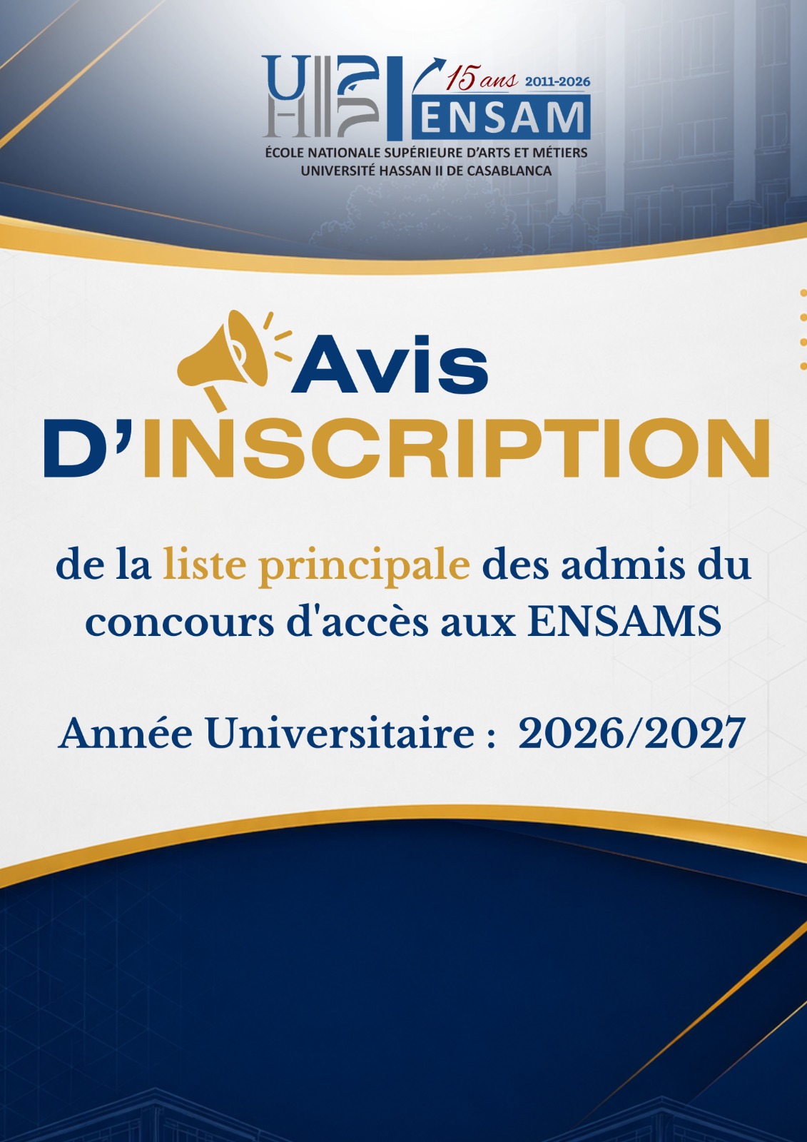 Les inscriptions